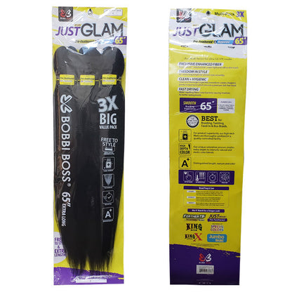 Bobbi Boss Braids - 3X PRE-FEATHERED JUST GLAM 44/65/72" Alexwigs