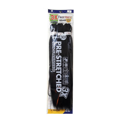Freetress Pre-Stretched Braid - 3X Braid 301 28" Alexwigs