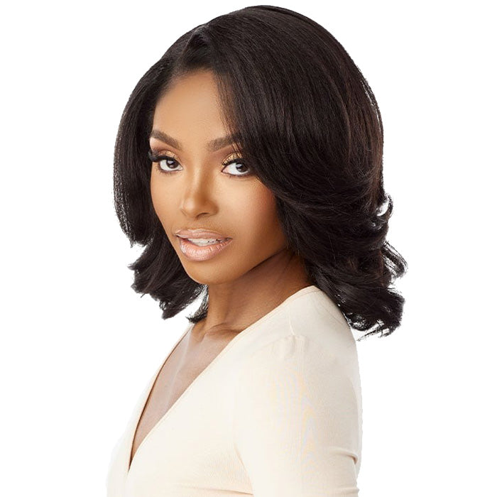 Sensationnel Curls Kinks Glueless HD 13x6 Lace Front Wig - 13x6 KINKY BLOW OUT 12" - Kinky Edges Alexwigs