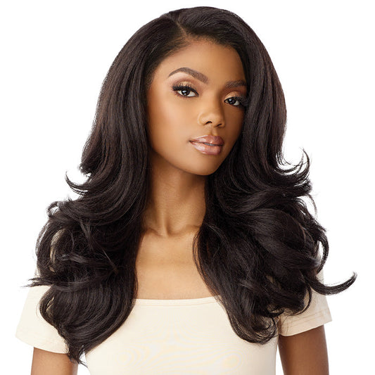 Sensationnel Curls Kinks Glueless HD 13x6 Lace Front Wig - 13x6 KINKY BLOW OUT 20" - Kinky Edges Alexwigs
