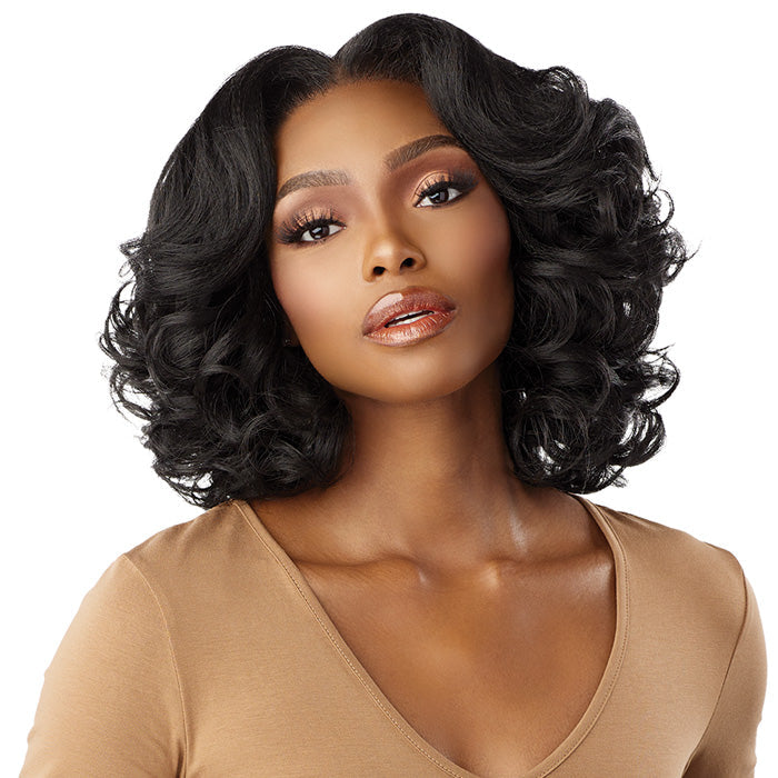 Sensationnel Curls Kinks & Co Glueless Kinky Edges 13x6 HD Lace Front Wig - 13x6 KINKY BODY WAVE 14" Alexwigs