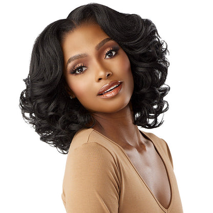 Sensationnel Curls Kinks & Co Glueless Kinky Edges 13x6 HD Lace Front Wig - 13x6 KINKY BODY WAVE 14" Alexwigs