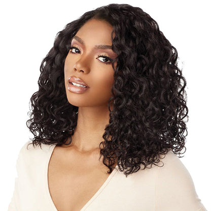 Sensationnel Curls & Kinks Glueless 13x6 HD Lace Front Wig - 13x6 KINKY NATURAL WAVE 14 - Kinky Edges Alexwigs