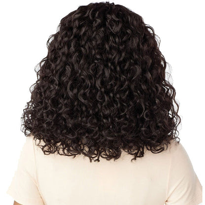 Sensationnel Curls & Kinks Glueless 13x6 HD Lace Front Wig - 13x6 KINKY NATURAL WAVE 14 - Kinky Edges Alexwigs