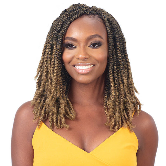 Freetress Pre-Looped Crochet Braid - 3X PRE-FLUFFED POPPIN TWIST 16" Alexwigs