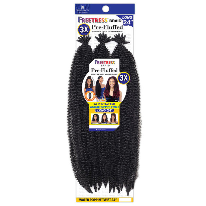 Freetress 3X Pre Fluffed Water Poppin Twist Braid 24 Alexwigs