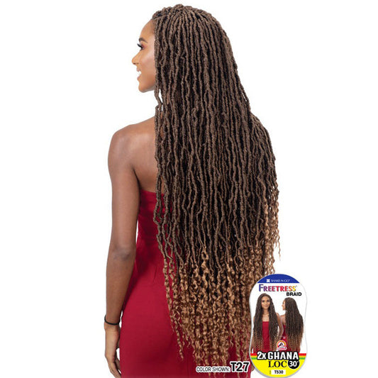 Freetress Pre-Looped Crochet Braid - 2X GHANA LOCS 30" Alexwigs
