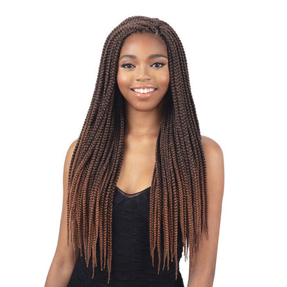 Freetress Pre-Looped Crochet Braid - 3X INDIVIDUAL BOX BRAID 22" Alexwigs