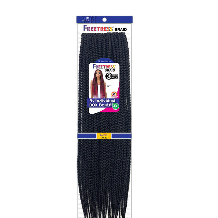 Freetress Pre-Looped Crochet Braid - 3X INDIVIDUAL BOX BRAID 28" Alexwigs