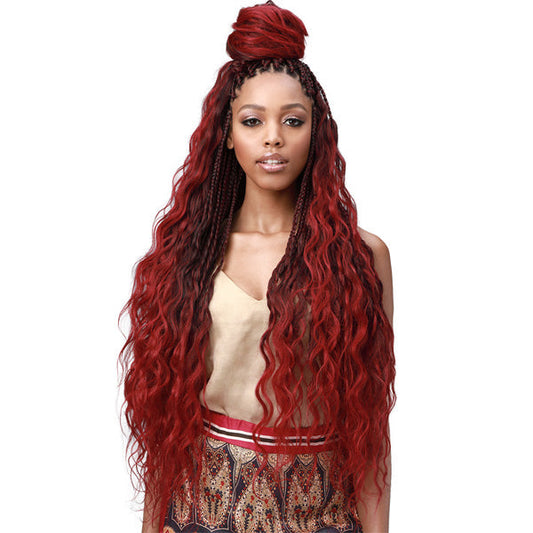 Bobbi Boss Synthetic Pre-Feathered Braid - KINGTIPS BODY WAVE X3 Alexwigs