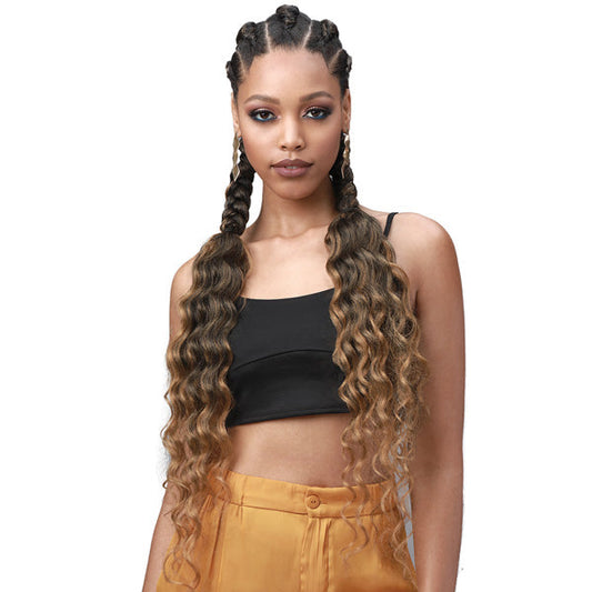 Bobbi Boss King Tips Pre-Feathered Braid - OCEAN WAVE 28" 3X Alexwigs