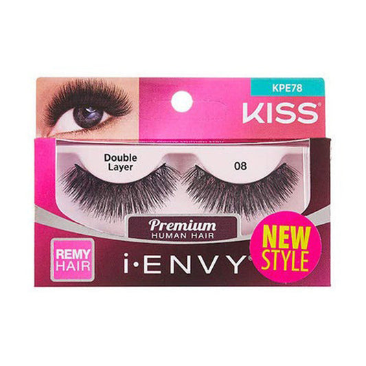 Kiss i-envy Remy Hair Eyelashes - DOUBLE LAYER KPE78 Alexwigs
