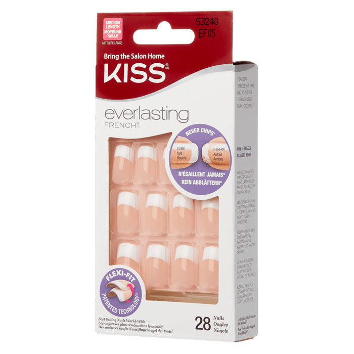 Kiss Everlasting French Collection - NAIL KIT (28 pcs) Alexwigs