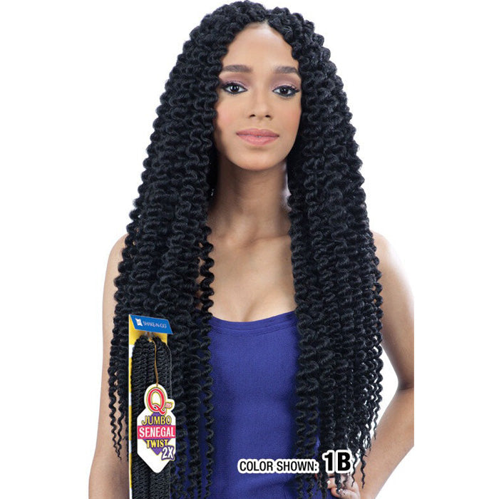 Shake N Go Que 2X Crochet Braid Pre-Loop - JUMBO SENEGAL TWIST Alexwigs