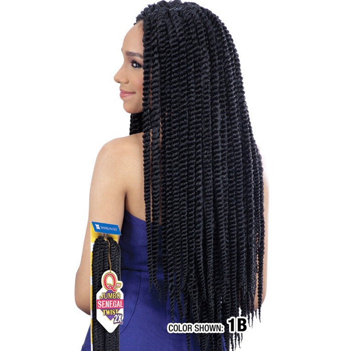 Shake N Go Que 2X Crochet Braid Pre-Loop - JUMBO SENEGAL TWIST Alexwigs