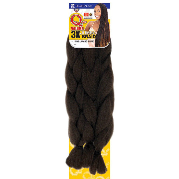Shake N Go Que 100% Kanekalon Volume - 3X PACK KING JUMBO BRAID Alexwigs