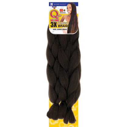 Shake N Go Que 100% Kanekalon Volume - 3X PACK KING JUMBO BRAID Alexwigs