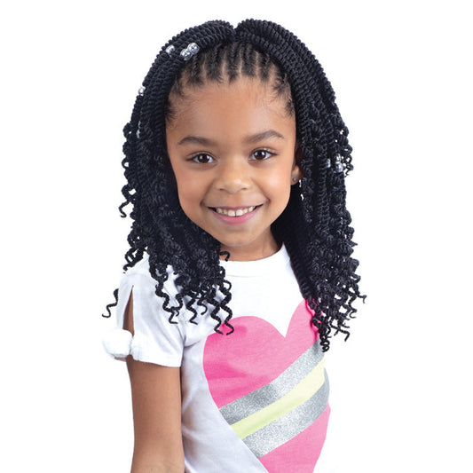 Freetress 3X Kids Pre-Looped Crochet Braid - SENEGAL TWIST WITH CURLS 8" Alexwigs