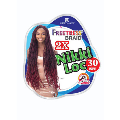Freetress Pre-Looped Crochet Braid - 2X NIKKI LOC 30" Alexwigs