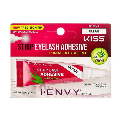 Kiss ALOE INFUSED STRIP LASH GLUE - CLEAR KPEG04A Alexwigs