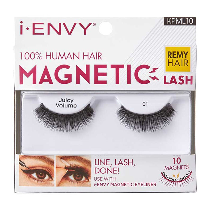 i-ENVY by Kiss 100% Human Hair Magnetic Lashes - Juicy Volume 01 Alexwigs