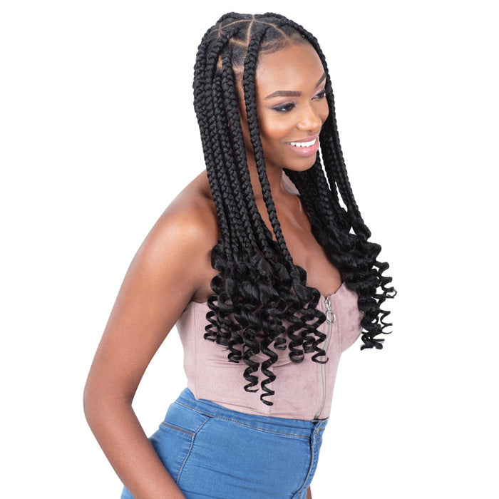 Shake N Go Que 100% Kanekalon 3X Volume Professional Pre Stretched Braid 28" Alexwigs