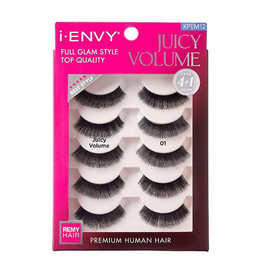 Kiss i-envy Remy Hair Eyelashes - JUICY VOLUME MULTI PACK Alexwigs