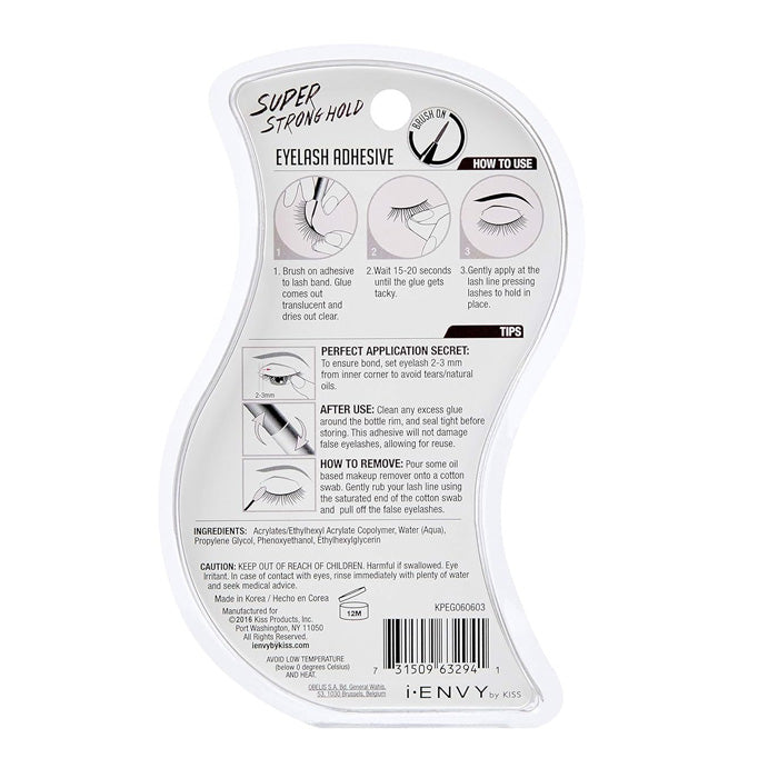 Kiss I-Envy Super Strong Hold Eyelash Adhesive Alexwigs