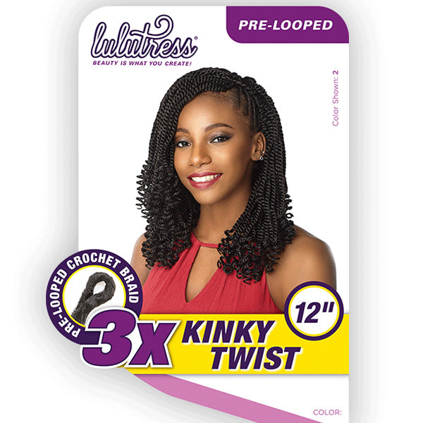 Sensationnel Lulutress Pre-Looped Crochet Braid - 3X KINKY TWIST 12/18" Alexwigs