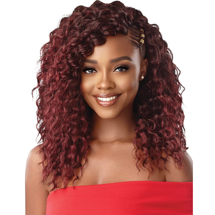 Outre X-Pression Pre-Looped Crochet Braids - BEACH CURL 14" 3X Alexwigs