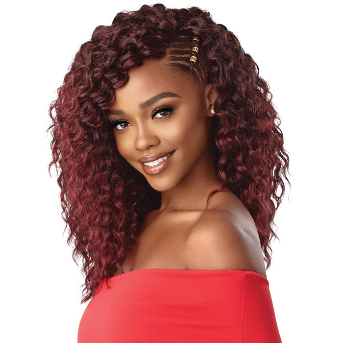 Outre X-Pression Pre-Looped Crochet Braids - BEACH CURL 14" 3X Alexwigs