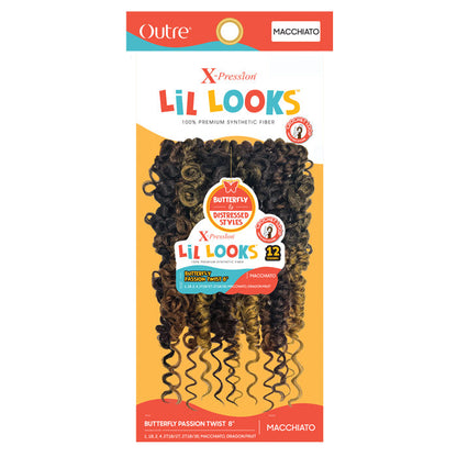 Outre Crochet Braid X-Pression Lil Looks BUTTERFLY PASSION TWIST 8 Alexwigs