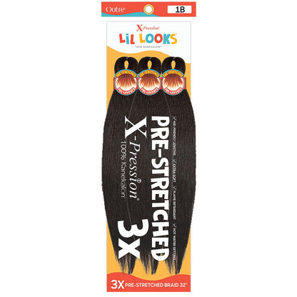 Outre Xpression Lil Looks 3X PRE STRETCHED CALMING BRAID 32" Alexwigs