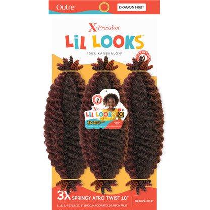 Outre X-Pression LiL Looks 3X Crochet Loop Braid - SPRINGY AFRO TWIST 10" Alexwigs
