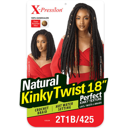 Outre X-Pression Braid - NATURAL KINKY TWIST 18"/24" Alexwigs