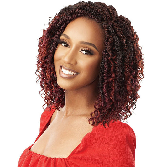 Outre X-Pression Twisted Up Pre-Looped Crochet Braids - BOHO WAVY BOMB TWIST 10" 2X Alexwigs