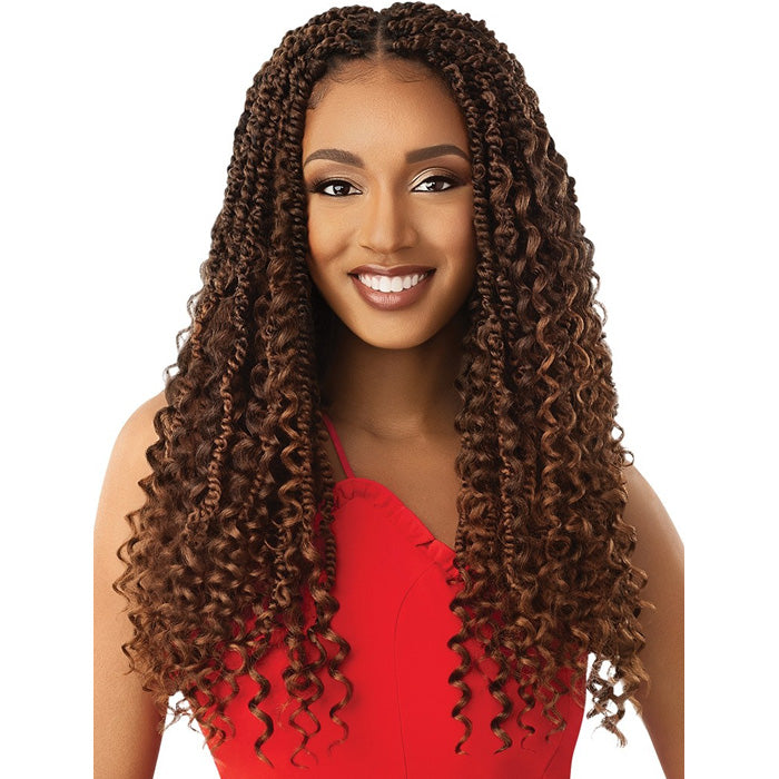 Outre X-Pression Twisted Up Pre-Looped Crochet Braid - BOHO WAVY BOMB TWIST 20" Alexwigs