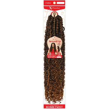 Outre X-Pression Twisted Up Pre-Looped Crochet Braid - BOHO WAVY BOMB TWIST 20" Alexwigs