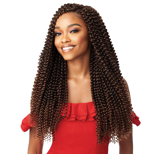 Outre X-Pression Twisted Up Crochet Braid - PASSION BUTTERFLY CURL 20" Alexwigs
