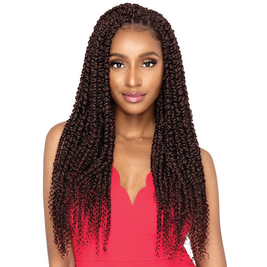 Outre X-Pression Twisted Up Crochet Loop Braid - PASSION BOHEMIAN FEED TWIST 22" Alexwigs