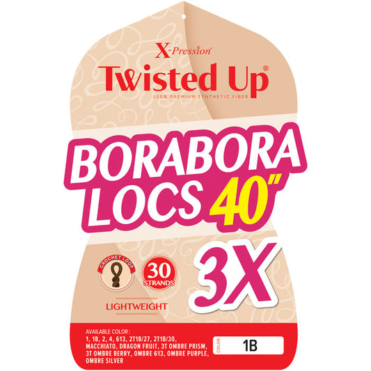 Outre X-Pression Twisted Up Crochet Loop Braids - BORABORA LOCS 40" 3X Alexwigs