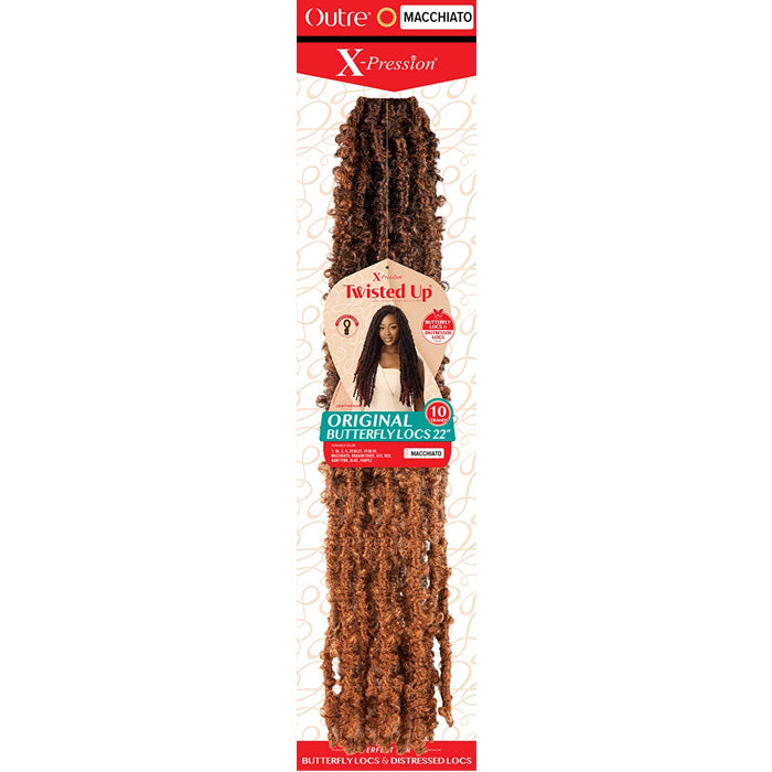 Outre X-Pression Twisted Up Crochet Loop Braid - ORIGINAL BUTTERFLY LOCS 22" Alexwigs
