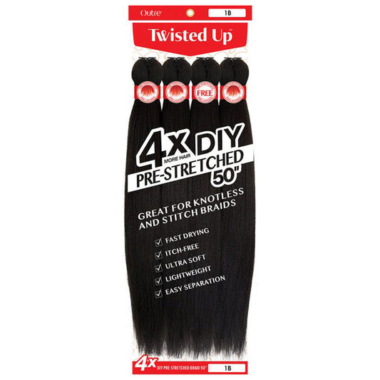 Outre Twisted Up DIY Braids - PRE-STRETCHED 40"/50"/60" 4X Alexwigs