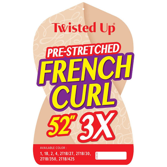 Outre X-Pression Twisted Up Pre-Stretched Braid - FRENCH CURL 52" 3X Alexwigs