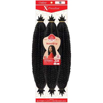 Outre X-Pression Twisted Up Crochet Braid - 3X SPRINGY AFRO TWIST 24" Alexwigs