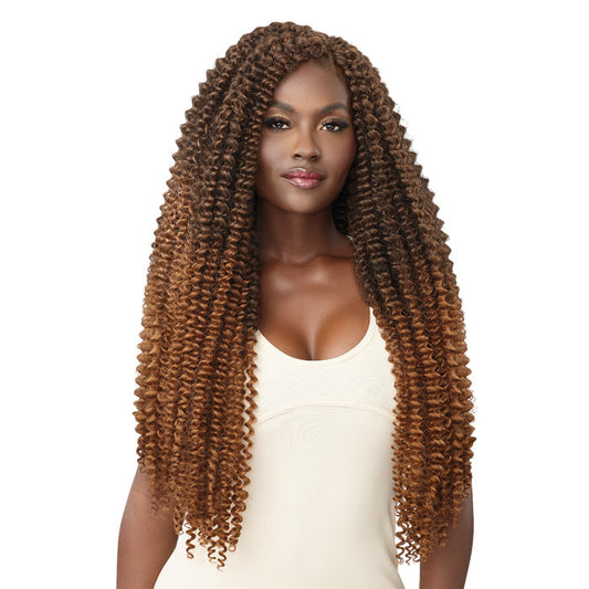 Outre X-Pression Twisted Up Crochet Braids 3X - WATERWAVE FRO TWIST 26" EXTRA SUPERLONG Alexwigs