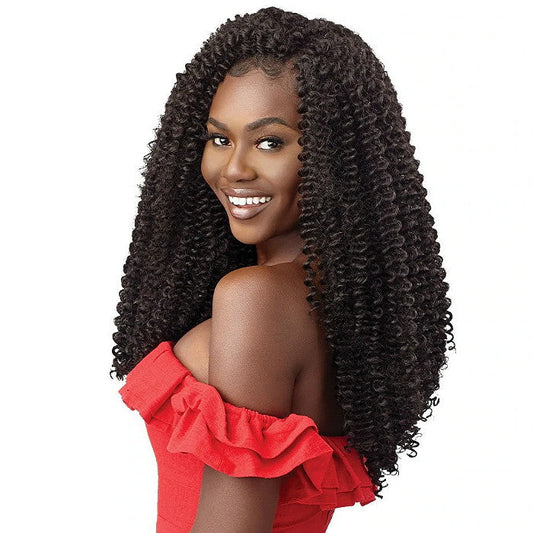 Outre X-Pression Twisted Up Crochet Braid - WATERWAVE FRO TWIST 22" 2X Alexwigs