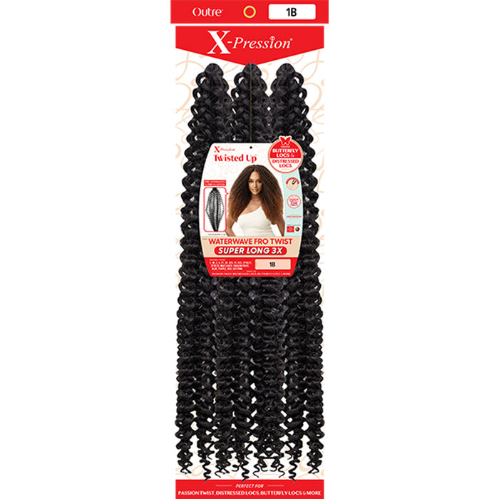 Outre X Pression Twisted Up Waterwave Fro Twist Braid - SUPER LONG 3X Alexwigs