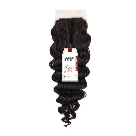 Sensationnel Bare & Natural Unprocessed 100% Virgin Human Hair Lace Part Closure - DEEP 10"-18" Alexwigs