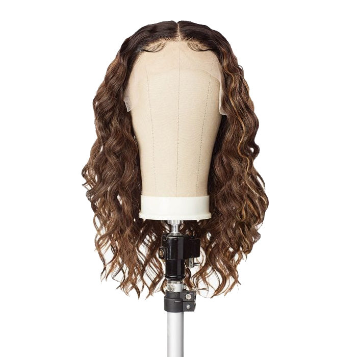 Sensationnel Butta Lace Human Hair Blend HD Lace Front Wig - LOOSE CURLY 18" Alexwigs